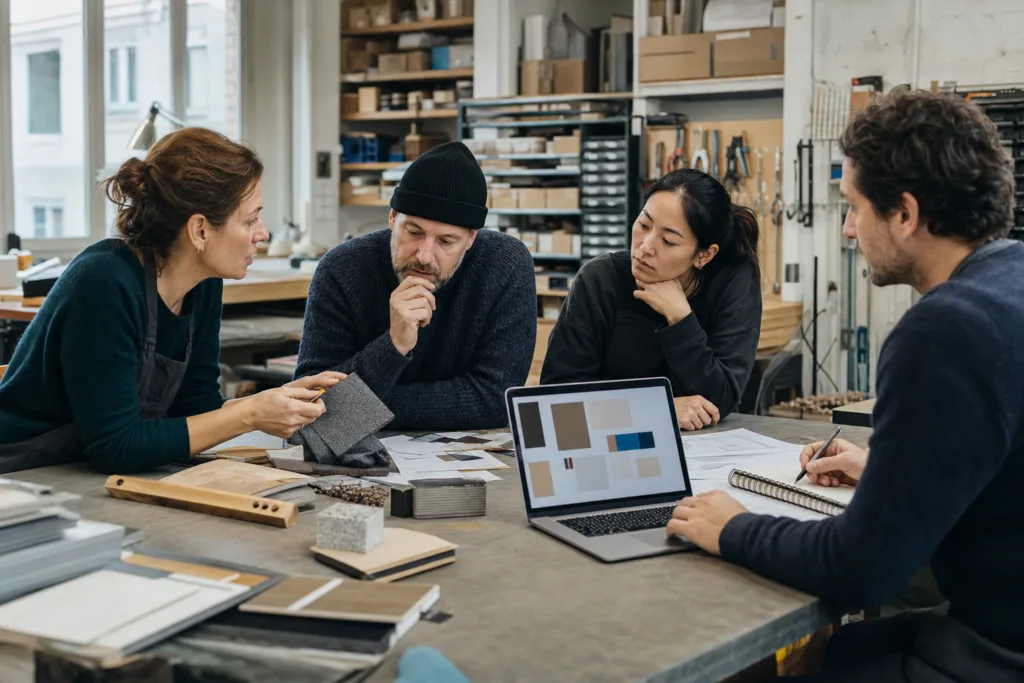 Online-business founder observing specialist customers demonstrate a recurring workflow problem during niche-market research